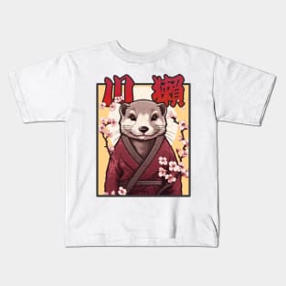 Oh-So-Polite Otter Ronin Kids T-Shirt